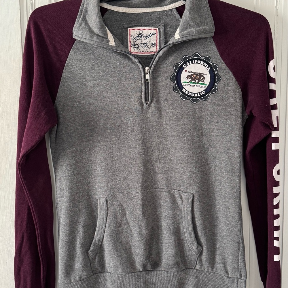 Reflex Gray and Red Athletic Jacket